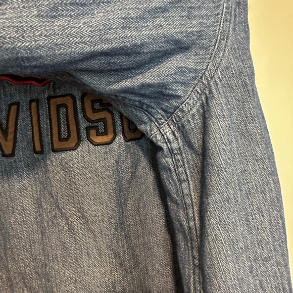 VTG ‘04 Harley Davidson Mens XL Blue Button Up Long Sleeve Denim Embroidered. - Picture 15 of 16